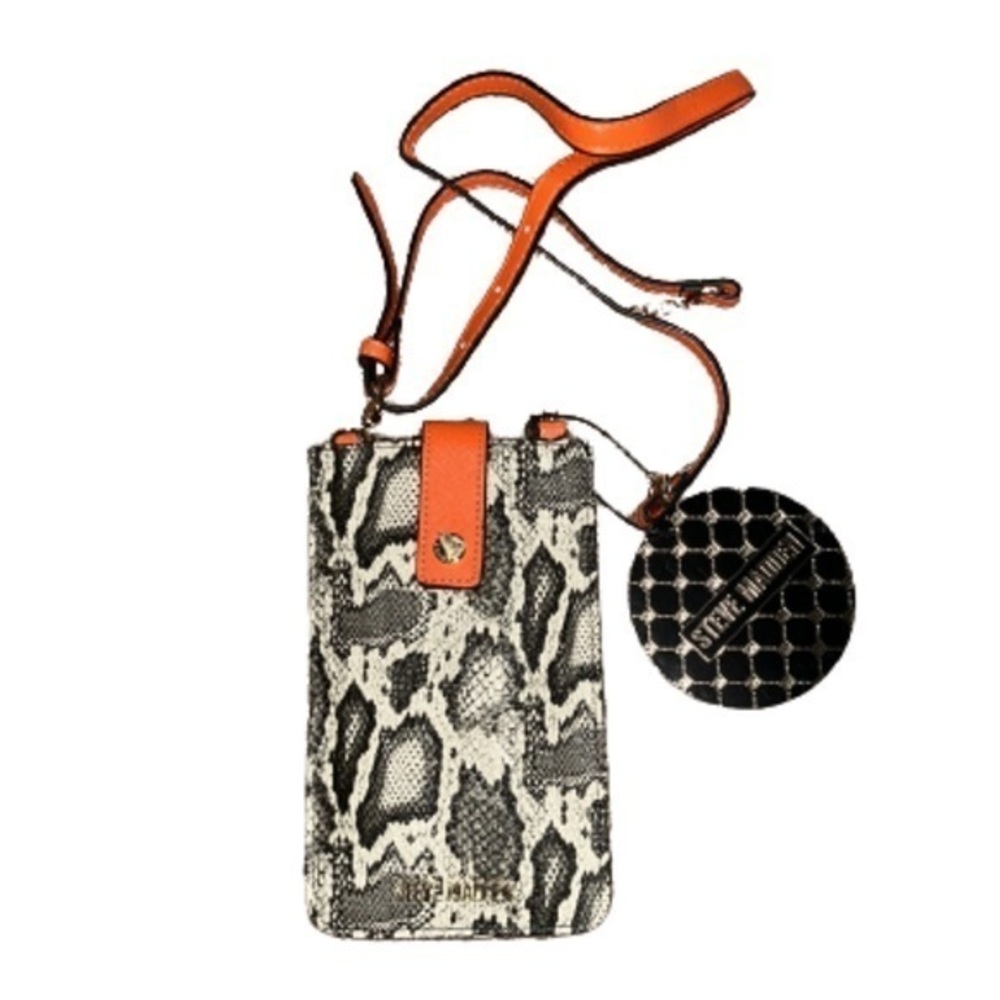 Steve Madden snakeskin print crossbody NWT